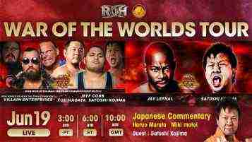 Day 1 ROH-NJPW War Of The Worlds 6/19/19 Online