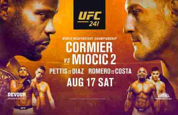 UFC 241 Cormier Vs Miocic 2 – 8/17/2019 Full Show Online