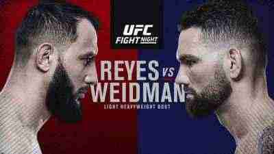 UFC Fight Night Reyes Vs Weidman 10/18/2019 Full Show