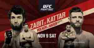 UFC Fight Night Zabit Vs Kattar 11/9/2019 Full Show Live