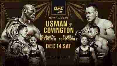 UFC 245 Usman vs. Covington 12/14/2019 Full Show Online