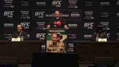 UFC 246: Pre-Fight Press Conference Full Show Online