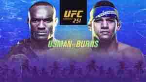 UFC 251 Usman vs Masvidal 7/11/2020 – 11th July 2020 Full Show Online