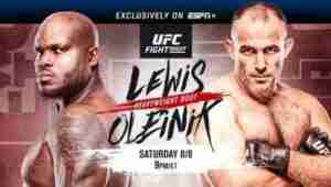 UFC Fight Night Lewis vs Oleninik 8/8/2020 Online Download mp4