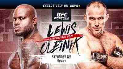 UFC Fight Night Lewis vs Oleninik 8/8/2020 Online Download mp4