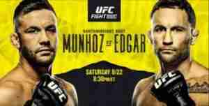UFC Fight Night Munhoz vs Edgar
