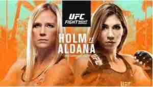 UFC Fight Night Holm vs Aldana