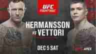 UFC Fight Night Hermansson vs Vettori 12/5/2020 Online Download mp4