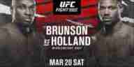 UFC Fight Night Brunson vs Holland 3/20/2021 Online Download mp4