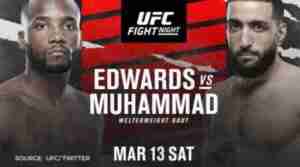 UFC Fight Night Edwards vs Muhammad