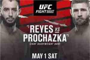 UFC Fight Night Reyes vs Prochazka