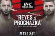 UFC Fight Night Reyes vs Prochazka Live 5/1/2021 Online Download mp4