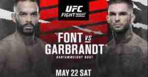 UFC Fight Night Font vs Garbrandt