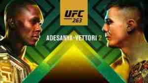 UFC 263 Adesanya vs Vettori 2