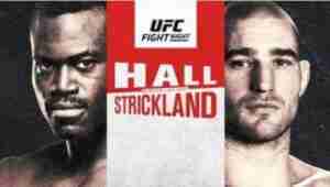 UFC Fight Night Hall vs Strickland