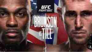 UFC Fight Night Brunson vs Till