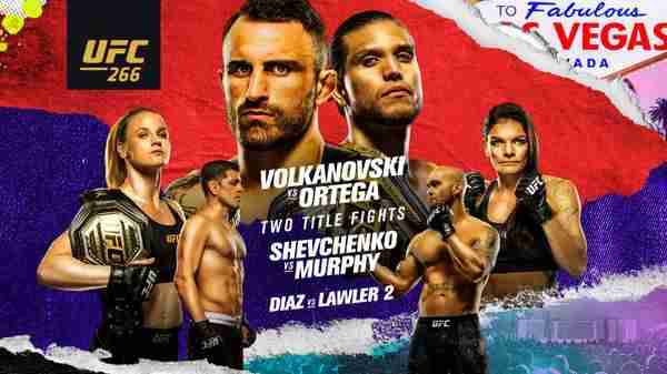 UFC 266 Volkanovski vs. Ortega PPV Live 9/25/2021 Online Download mp4