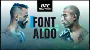 UFC Fight Night Font vs Aldo